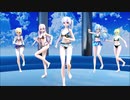 【MMD】Haku & Luka  & Miku & Gumi & Rin SSR