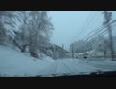 【車載動画】重い雪降る朝の小谷村から長野市へ