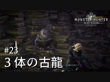 【MHW】双剣で一狩りいこうか【実況】#23/３体の古龍