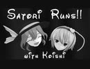 【東方MMD】 さとり走る 【モノクロサイレント短編】