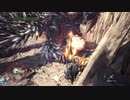 【MHWI:モンスターハンターワールドアイスボーン】壁際でガードするだけの作業