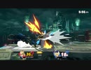 ゼロスーツサムスVSクラウド