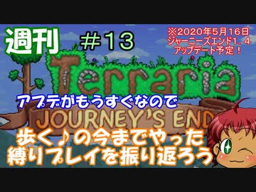 週刊　[Terraria]　♯１３　今までやって来たプレイの振り返り　[ゆっくり実況]