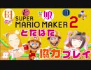 【母と協力】どたばたマリオメーカー２【実況プレイ】