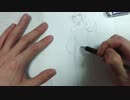 コードギアスのルルーシュをシャーペンで描いてみた