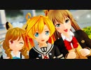 【MMD艦これ】３人化カメラ配布　うちゅうだいばくはつ 熊野 阿武隈　峯雲　Ray-MMD 1080p60fps 【MikuMikuDance】