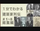 １分でわかる　建築家列伝　#総集編　【ゆっくり建築解説講座】