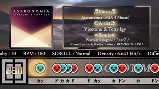 太鼓さん次郎 創作譜面 Astronomia (MIX 4 Music)