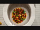M&M'sとスキットルズをトイレに流してみた４