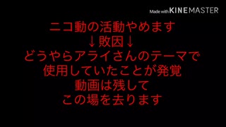 動画投稿から去ります