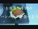 100%牛肉のハンバーグを作った