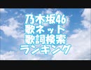 乃木坂46 歌ネット 歌詞検索ランキング