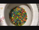 スキットルズとペプシをトイレに流してみた