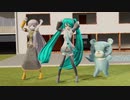 【ハレ晴レユカイ】Youtubeチャンネル「ヒマガク」のプルーがミクたちと踊ってみた【完成版】