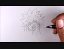 Crazy Time Lapse Anime Drawing of Katsuki Bakugo