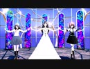 【MMD】めんぼう式 リデル ver1.0 (セーラー服 & デフォルト服 & ドレス)