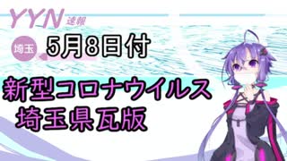 【結月ゆかりニュース】新型コロナウイルス感染情報part16【埼玉県5/8】