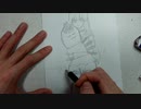 コードギアスのC.C.をシャーペンで描いてみた