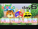 【あつ森】夫婦で無人島生活day6