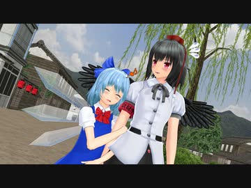 【東方MMD】チルノさんは策士？【文チル】