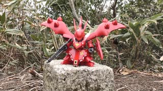 (ガンプラ峠アタック) 赤祖父山でナイチンゲールを作る