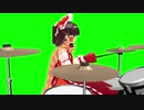 ドラムをたたくBNKRG姉貴GBnotBB素材