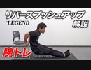 【家トレ】自宅でできる三頭トレ「リバースプッシュアップ」を紹介【ビーレジェンド プロテイン】