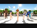 【MMD】水着美女達のU.S.A.