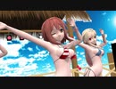 【MMD艦これ】白露型5人の水着でLOVE & JOY