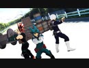 【MMDヒロアカ】空中分解【緑・爆・轟】