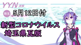 【結月ゆかりニュース】新型コロナウイルス感染情報part20【埼玉県5/12】