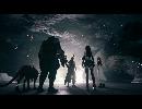 副背後の「FINAL　FANTASY　Ⅶ　REMAKE」　流星群