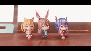 アークナイツ  アニバーサリーキュート MMD かわいいバージョン　