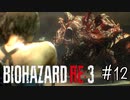 【バイオハザードRE:3】たのしく初見実況プレイ ‐追跡者ネメシスを倒せ‐ #12 終【Z version】