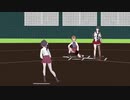 【MMD艦これ野球】バットを置くのが速い阿賀野