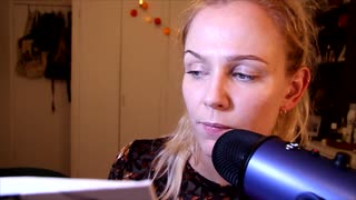 SOFT SPOKEN ASMR #5 - READING YOU TO SLEEP - WHISPERED FOREIGN BOOK READING - LATVIAN