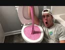 スライムをトイレに流してみた１７