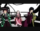 【鬼滅のMMD】妄想疾患■ガール【竈門兄妹／冨岡義勇】