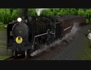 MMD鉄道でD51牽引SLやまぐち号