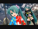 【MMD】ちびミクレオタードで『ユニバース』【らぶ式】