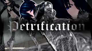 【MME配布】ブラック★ロックシューターが石化トラップに捕まった【テクスチェンジャー】