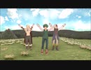 【MMDヒロアカ】夜もすがら君想ふ【緑・爆・轟】
