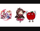girl eats apple