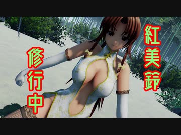 【ray-mmd】紅美鈴　修行中【防水加工チャイナドレス】