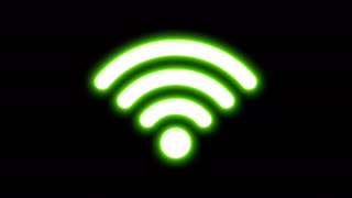 4k-wireless-logo-technology-signal-background-loop　代沢インターナショナルスクール：代沢インターナショナル