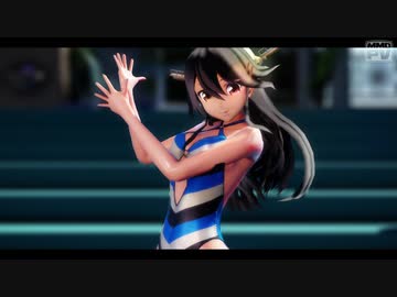 【MMD艦これ】ワンピース水着榛名で「有頂天ビバーチェ」【1080P】
