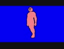 直立二足歩行をするオウムBB