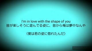 【我々だMAD】S.h.a.p.e o.f y.o.uを雰囲気意訳+和訳してみた