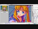 流行りのセーラームーン描いてみた　【灰人】
