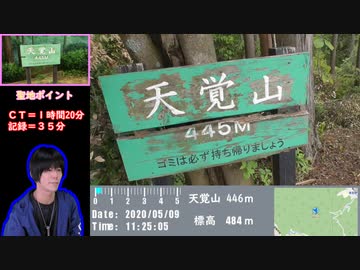 【リアル登山アタック】天覚山・大高山RTA★１時間51分